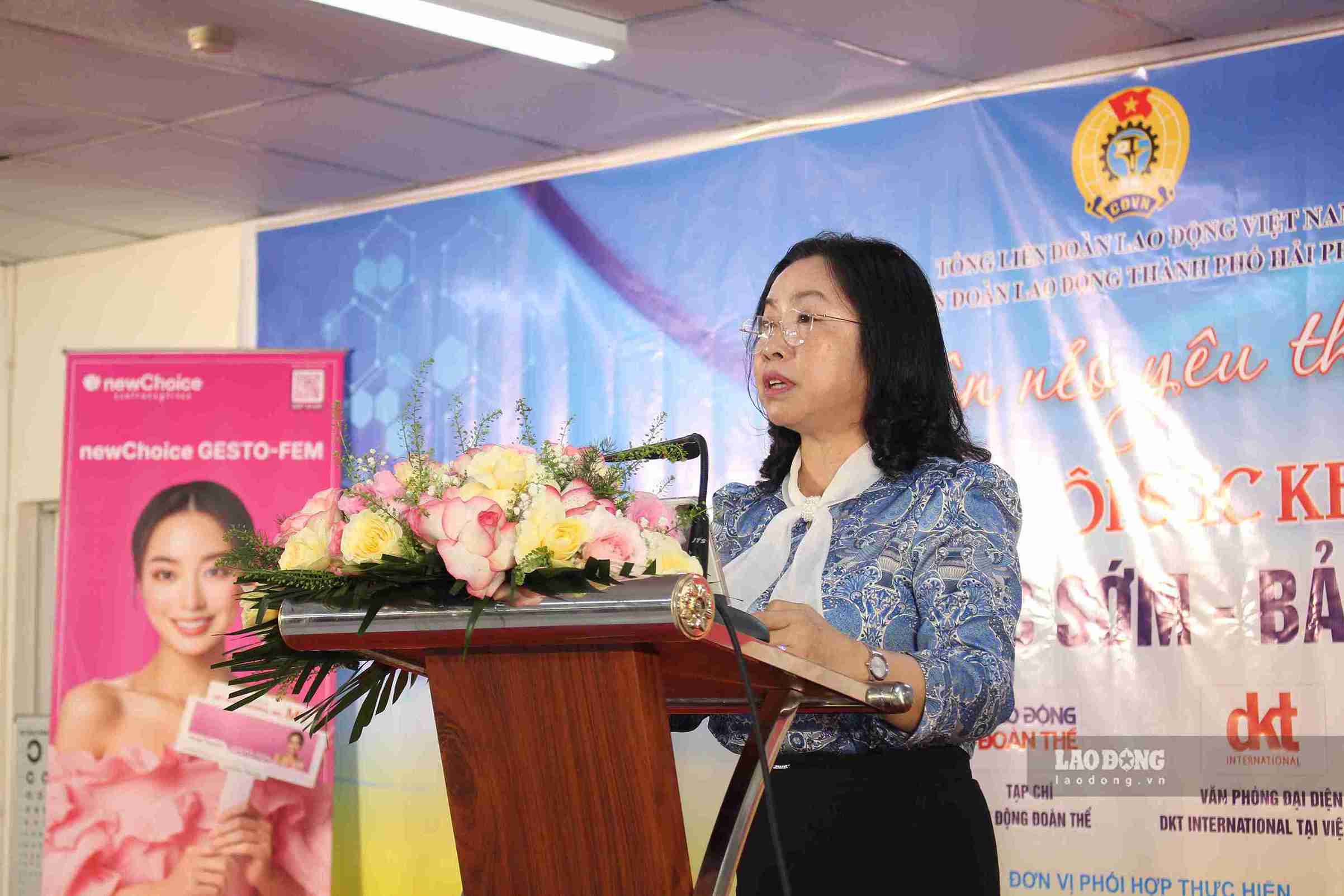 Hàng trăm nữ công nhân Hải Phòng được khám sức khỏe ngay tại doanh nghiệp
