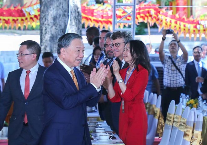 Tổng Bí thư, Chủ tịch nước dự Lễ khởi công Dự án phục dựng Điện Kính Thiên