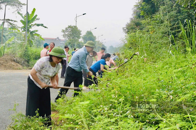 Công đoàn Bảo Thắng phát huy vai trò đoàn viên trong bảo vệ môi trường