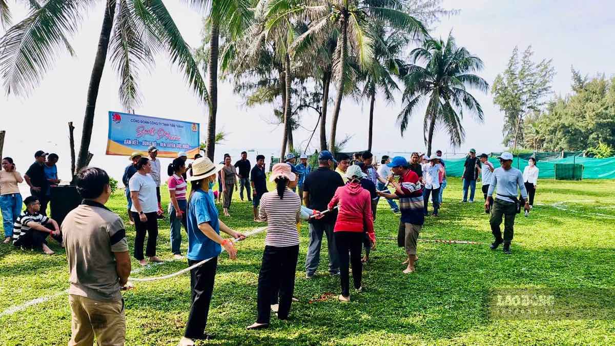 ラムドン省で120人の労働組合員を結びつけるスポーツフェスティバル