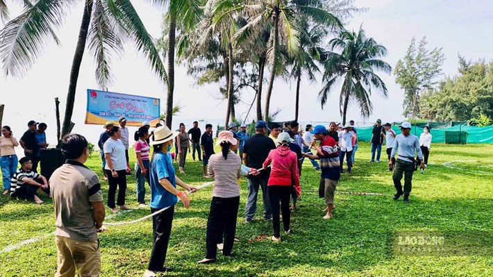 Đoàn viên tham gia Ngày hội Thể thao - Sports Day 2026 do công đoàn cơ sở tổ chức ngày 28.9. Ảnh: Phạm Duy