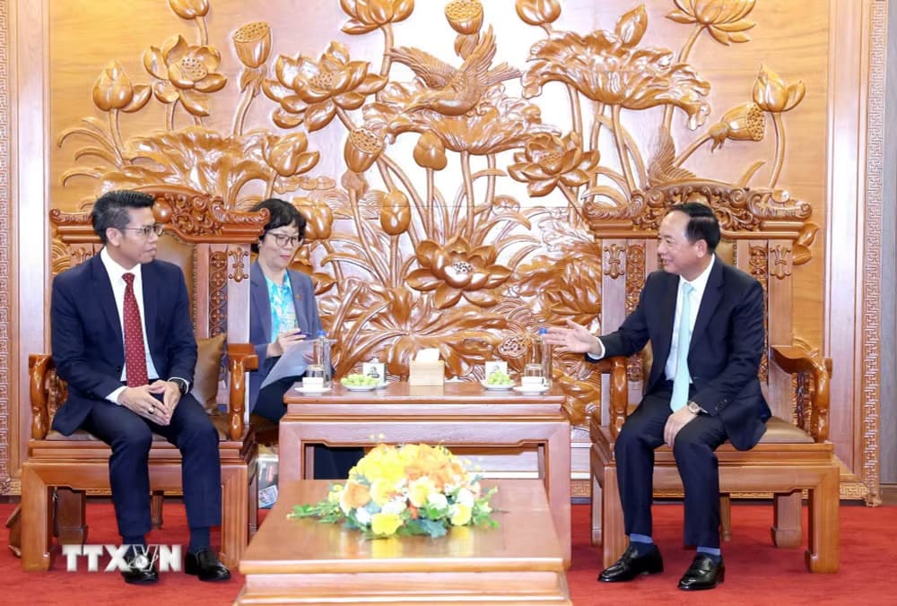 Quang cảnh buổi tiếp. Ảnh: Phương Hoa/TTXVN
