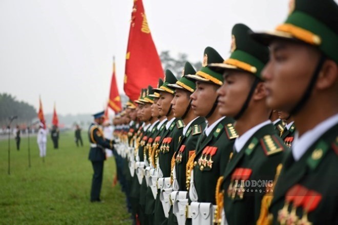 Nội dung liên quan tới dự án Luật Quốc phòng (sửa đổi) nhận được nhiều sự quan tâm của cán bộ, chiến sĩ Quân đội. Trong ảnh: Cán bộ, chiến sĩ Bộ đội Biên phòng (năm 2025). Ảnh: Trần Vương.