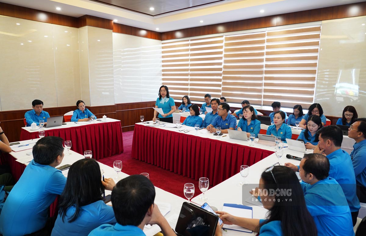 Trong 1,5 ngày làm việc, các đại biểu đã tích cực đóng góp nhiều ý kiến thiết thực, hiệu quả. Ảnh: Đoàn Hưng