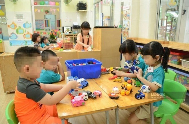Trẻ mầm non tại TPHCM sẽ được thí điểm làm quen tiếng Anh tích hợp từ năm học 2026-2027. Ảnh: Chân Phúc