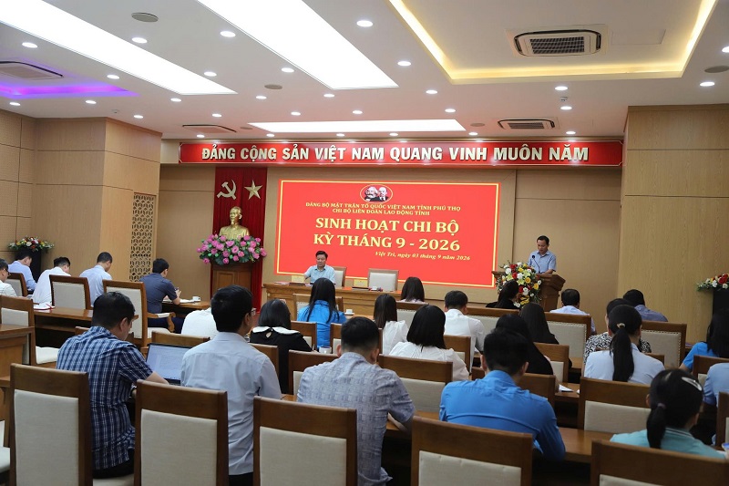 Những nội dung trọng tâm hoạt động công đoàn ở Phú Thọ tháng 9