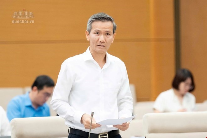 Thứ trưởng Bộ Nội vụ Cao Huy cho biết, 1 ngày nghỉ được bổ sung là ngày "Văn hóa Việt Nam", người lao động được nghỉ làm việc và hưởng nguyên lương. Ảnh: Quochoi.vn
