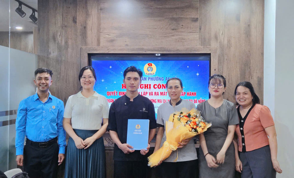 Công đoàn phường An Hải, Đà Nẵng thành lập công đoàn cơ sở mới
