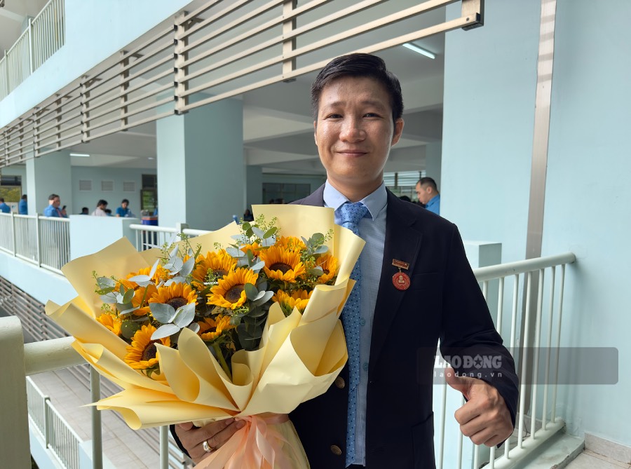 Anh Võ Anh Tuấn nhận giải thưởng Tôn Đức Thắng năm 2026 vừa qua. Ảnh: Mai Anh