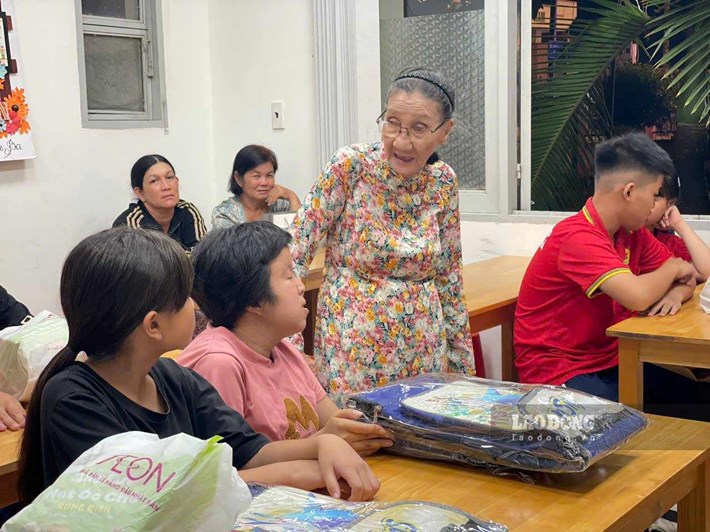 Lớp học tình thương của cô giáo gần 80 tuổi sẵn sàng bước vào năm học mới. Ảnh: Đình Trọng
