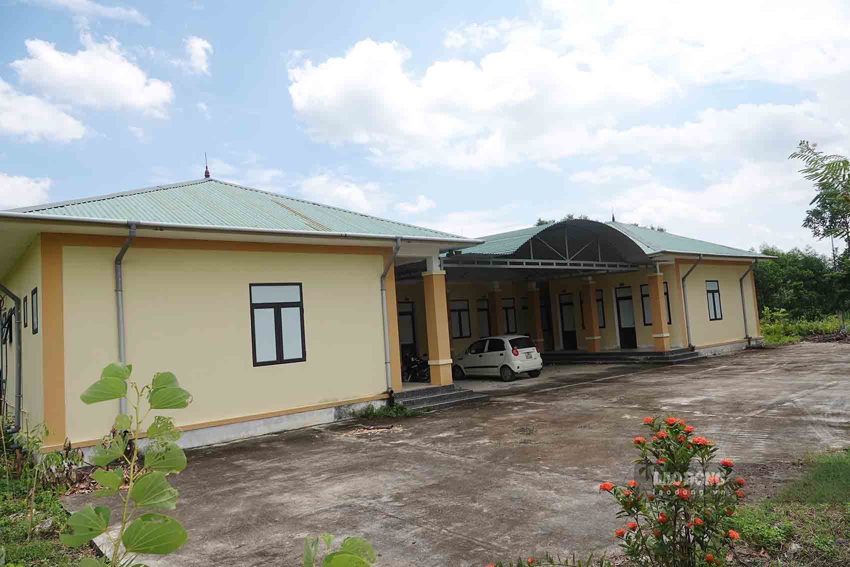 Công trình nhà nội trú Hương Liên. Ảnh: Trần Tuấn