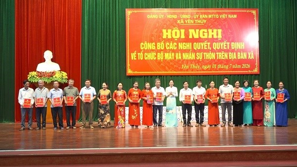 Phú Thọ đề xuất hỗ trợ cán bộ thôn nghỉ mà không được hưởng Nghị định 154