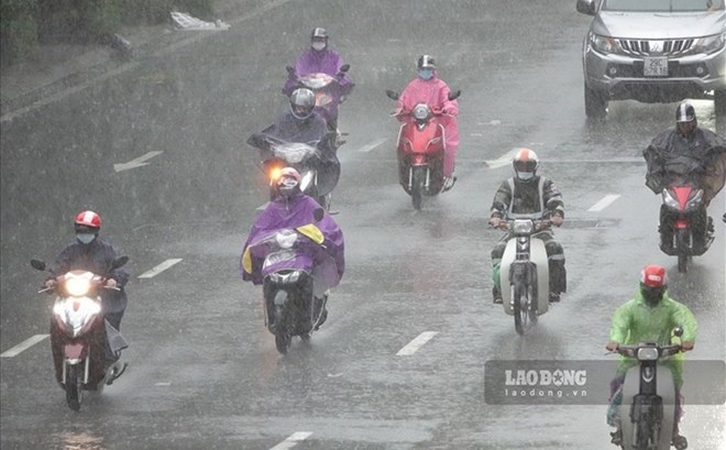 Forecast of rain in the North from the night of September 9th to September 10th due to the impact of cold air. Photo: To The