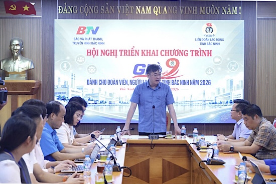 Bac Ninh Trade Union focuses on preparing for the first issue of the "9th Hour" program