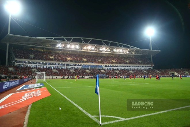 Transferring the National Sports Complex to the Ministry of National Defense for management in its original state. In the photo, a corner of My Dinh Stadium in August 2026. Photo: Pham Dong