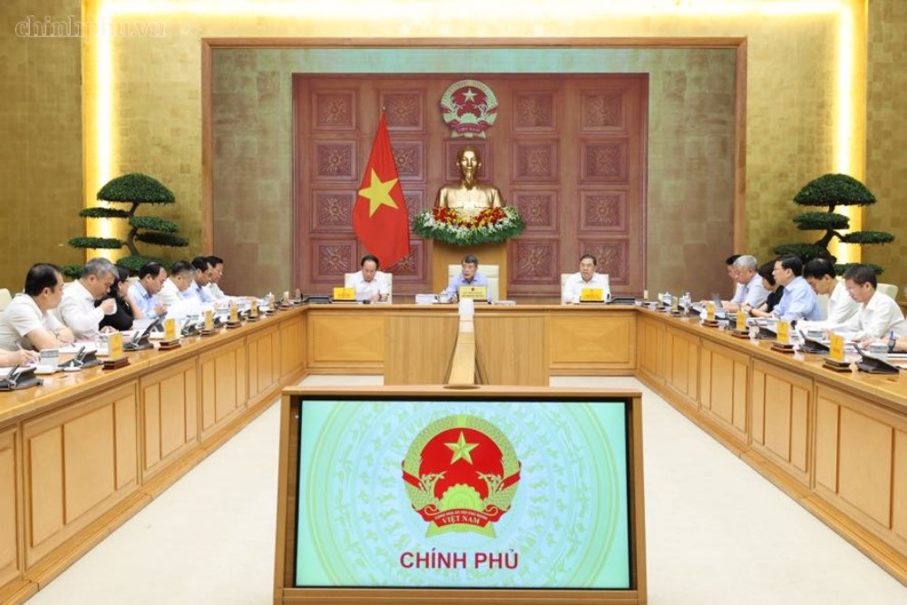 Cuộc họp cho ý kiến về dự án Luật Đất đai (sửa đổi), Luật Nhà ở (sửa đổi) và Luật Kinh doanh bất động sản (sửa đổi). Ảnh: chinhphu.vn/Nhật Bắc